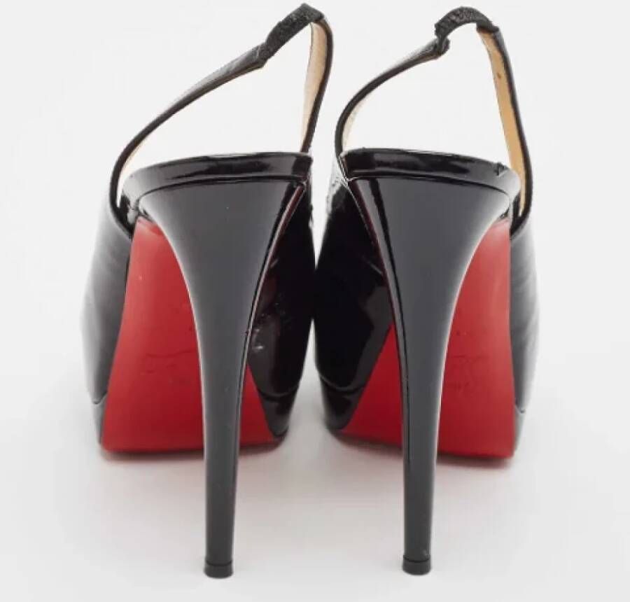 Christian Louboutin Pre-owned Leather heels Black Dames