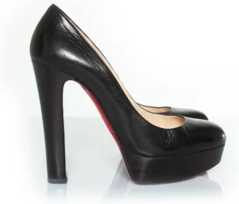 Christian Louboutin Pre-owned Leather heels Black Dames