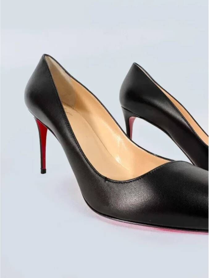 Christian Louboutin Pre-owned Leather heels Black Dames