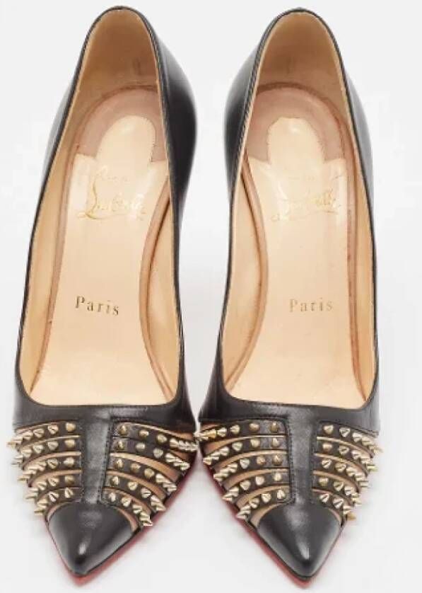 Christian Louboutin Pre-owned Leather heels Black Dames