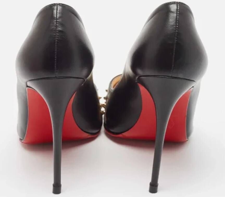 Christian Louboutin Pre-owned Leather heels Black Dames