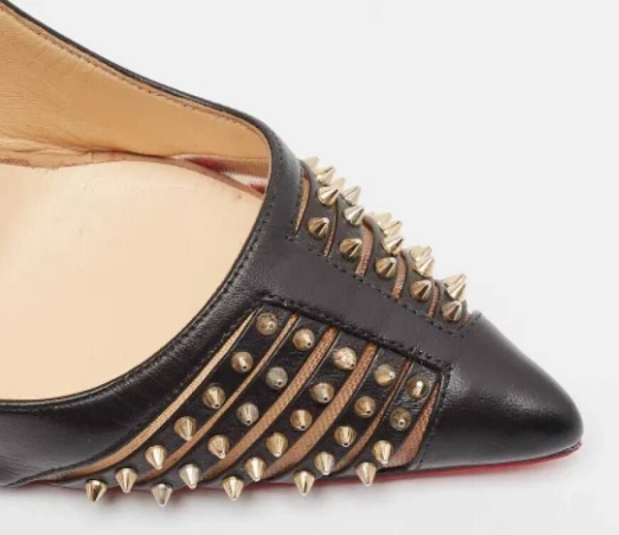 Christian Louboutin Pre-owned Leather heels Black Dames