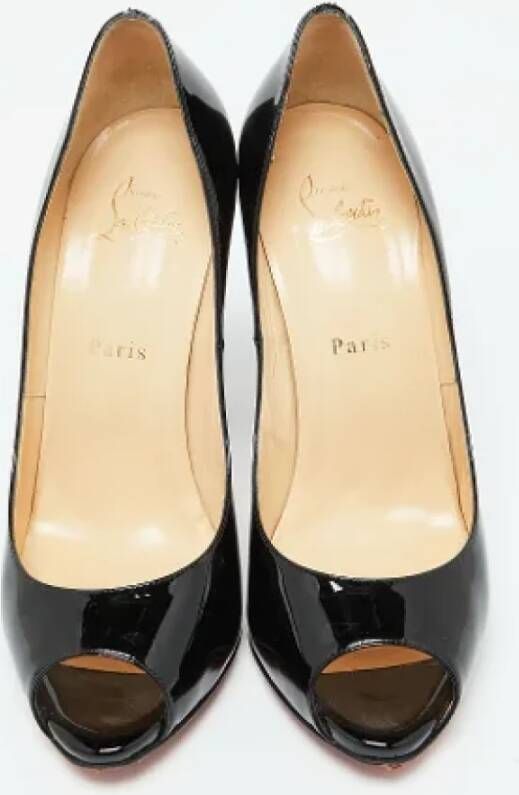 Christian Louboutin Pre-owned Leather heels Black Dames