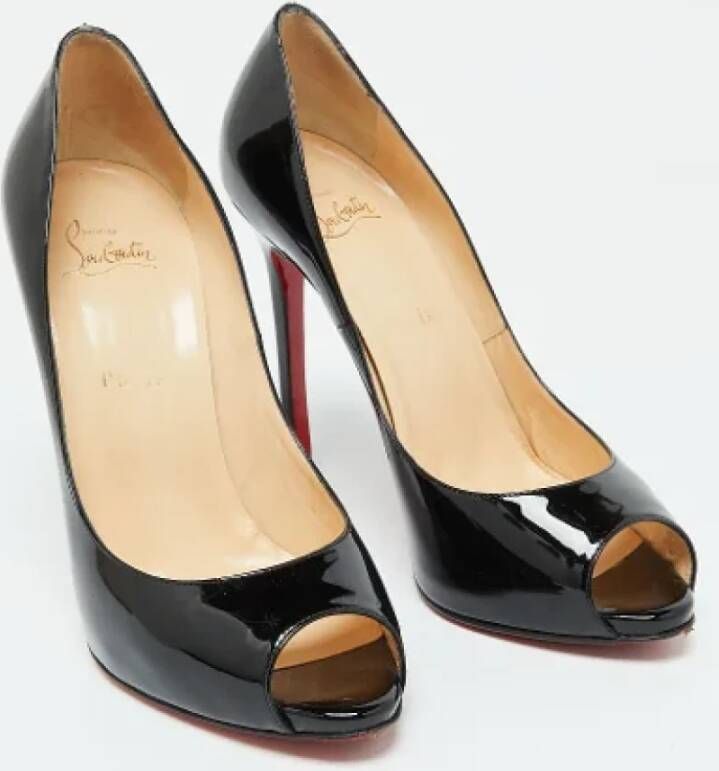 Christian Louboutin Pre-owned Leather heels Black Dames