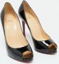 Christian Louboutin Pre-owned Leather heels Black Dames - Thumbnail 3