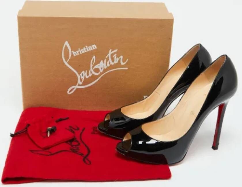 Christian Louboutin Pre-owned Leather heels Black Dames