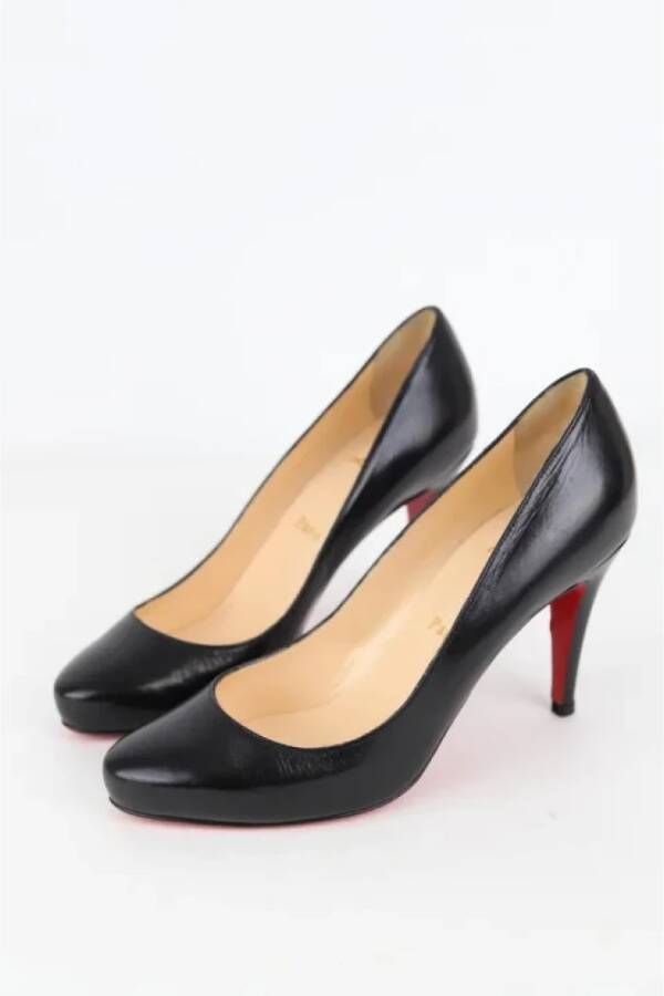 Christian Louboutin Pre-owned Leather heels Black Dames