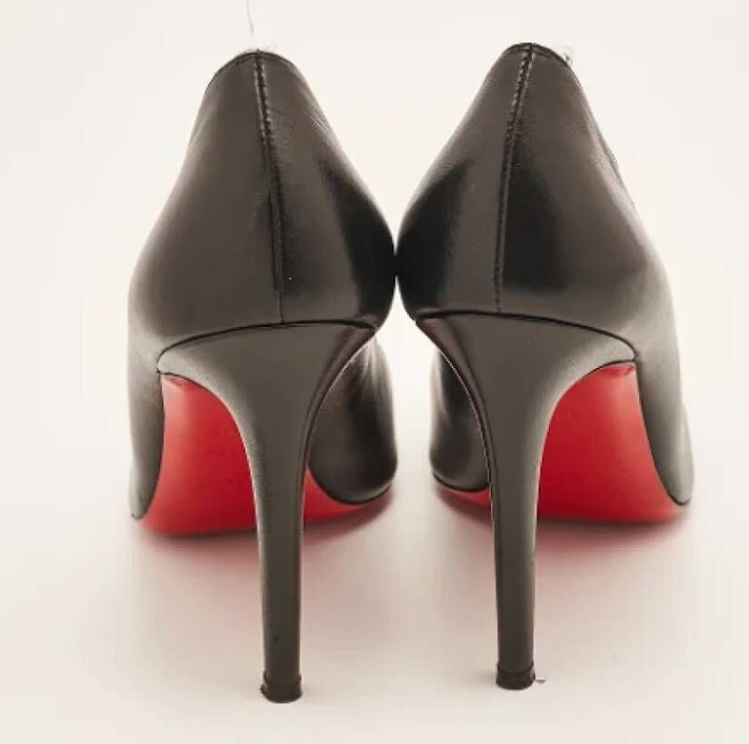 Christian Louboutin Pre-owned Leather heels Black Dames