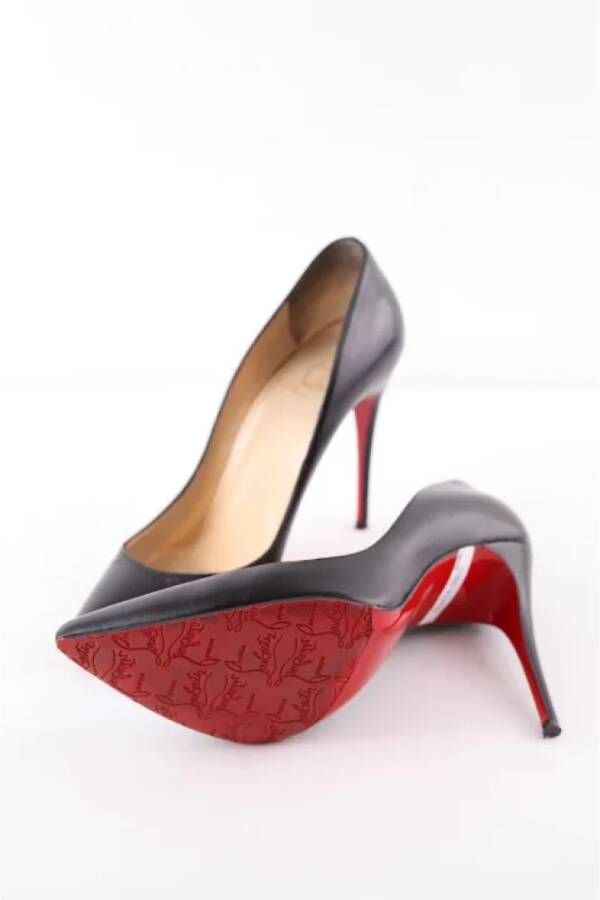 Christian Louboutin Pre-owned Leather heels Black Dames