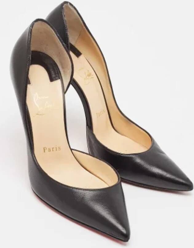 Christian Louboutin Pre-owned Leather heels Black Dames