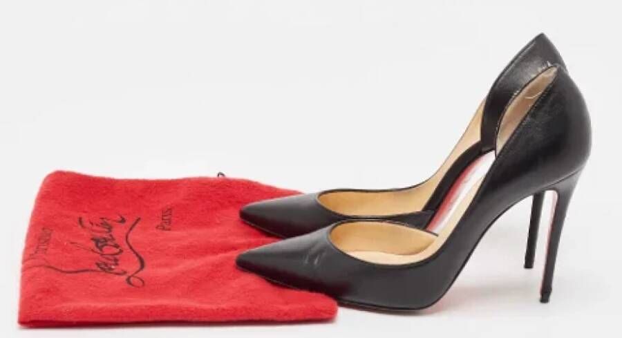 Christian Louboutin Pre-owned Leather heels Black Dames