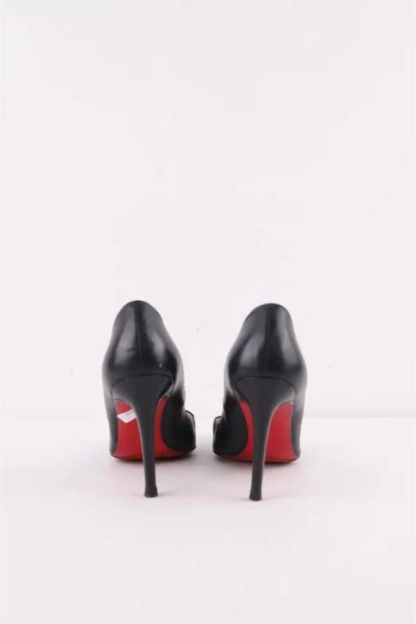 Christian Louboutin Pre-owned Leather heels Black Dames