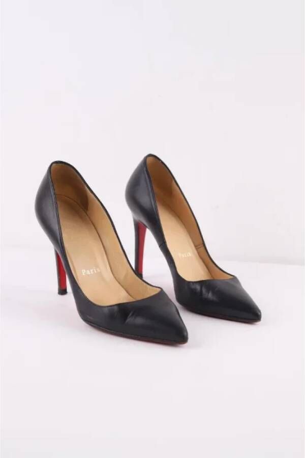 Christian Louboutin Pre-owned Leather heels Black Dames