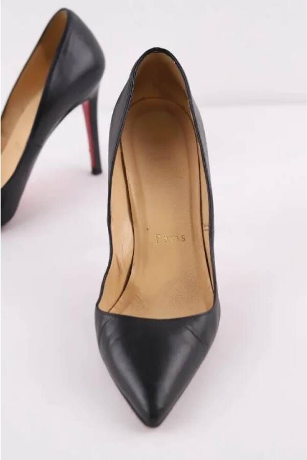 Christian Louboutin Pre-owned Leather heels Black Dames