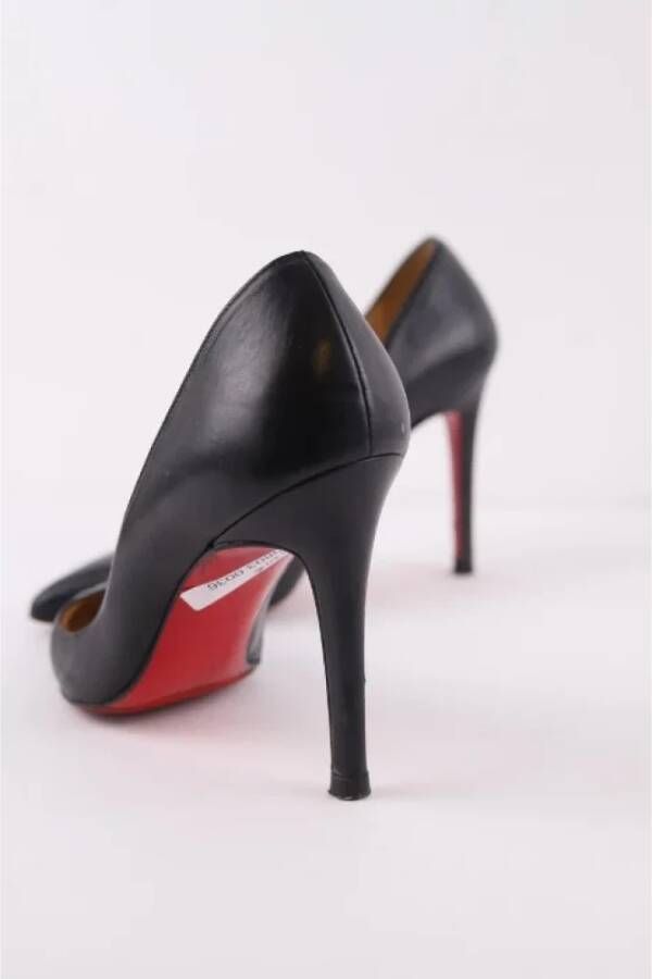 Christian Louboutin Pre-owned Leather heels Black Dames