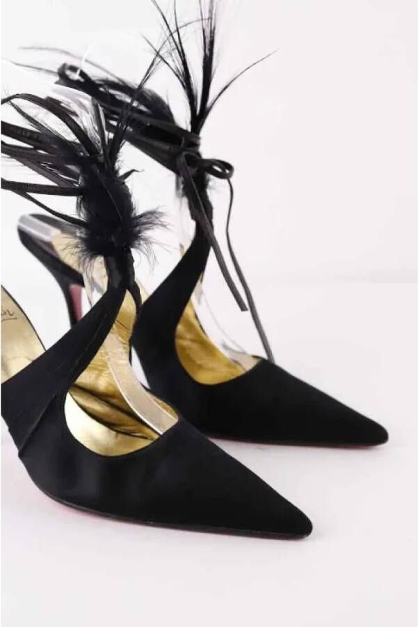 Christian Louboutin Pre-owned Leather heels Black Dames