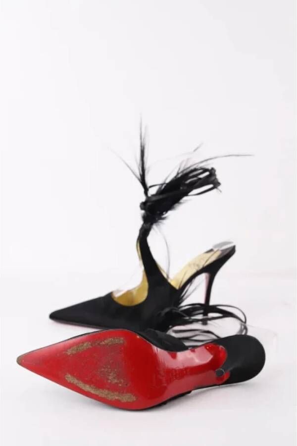 Christian Louboutin Pre-owned Leather heels Black Dames