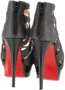 Christian Louboutin Pre-owned Leather heels Black Dames