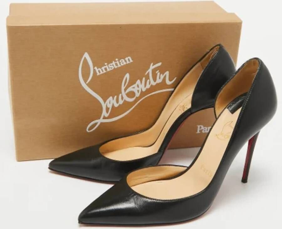 Christian Louboutin Pre-owned Leather heels Black Dames