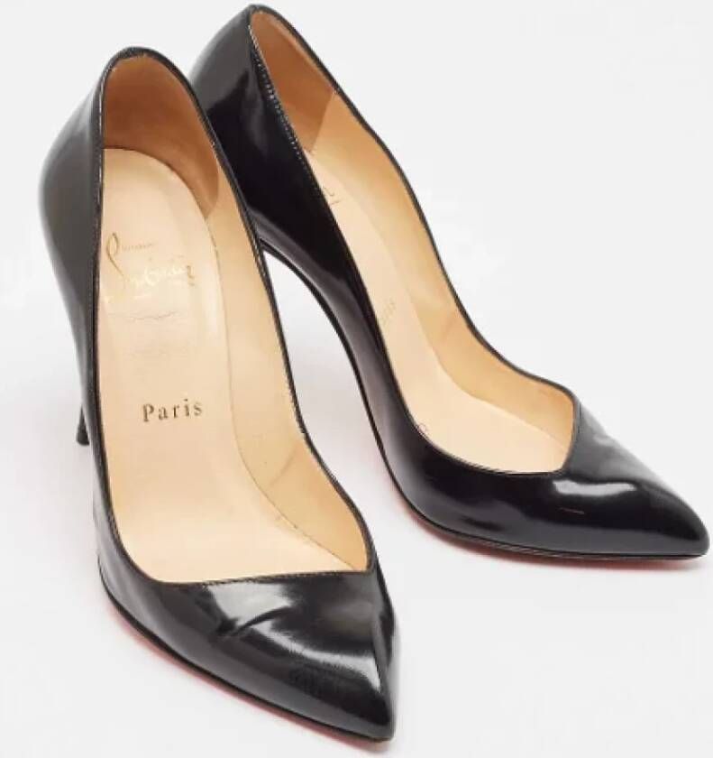 Christian Louboutin Pre-owned Leather heels Black Dames