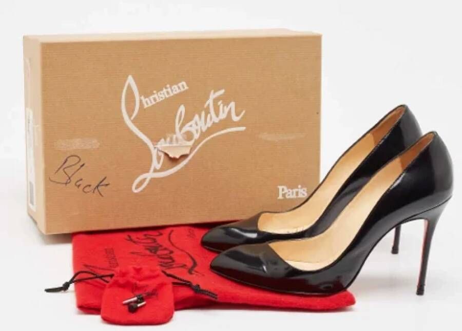 Christian Louboutin Pre-owned Leather heels Black Dames