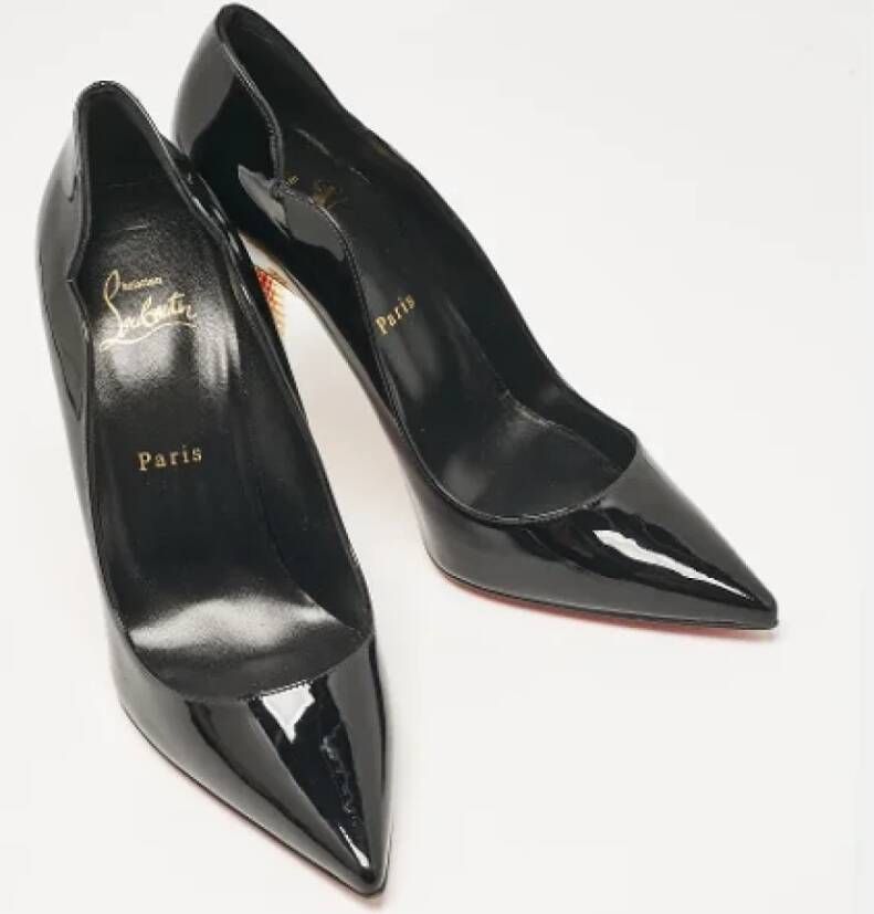 Christian Louboutin Pre-owned Leather heels Black Dames