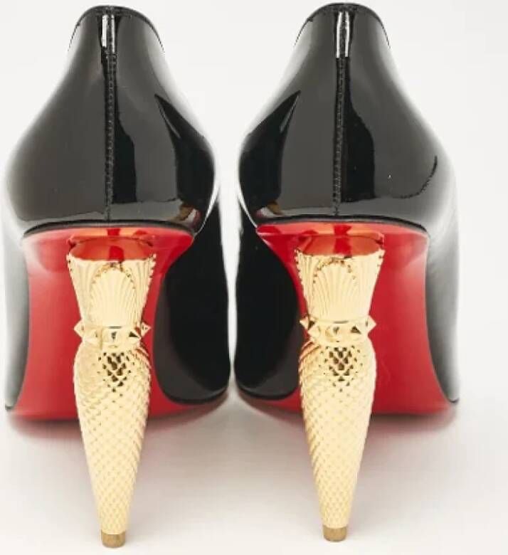 Christian Louboutin Pre-owned Leather heels Black Dames