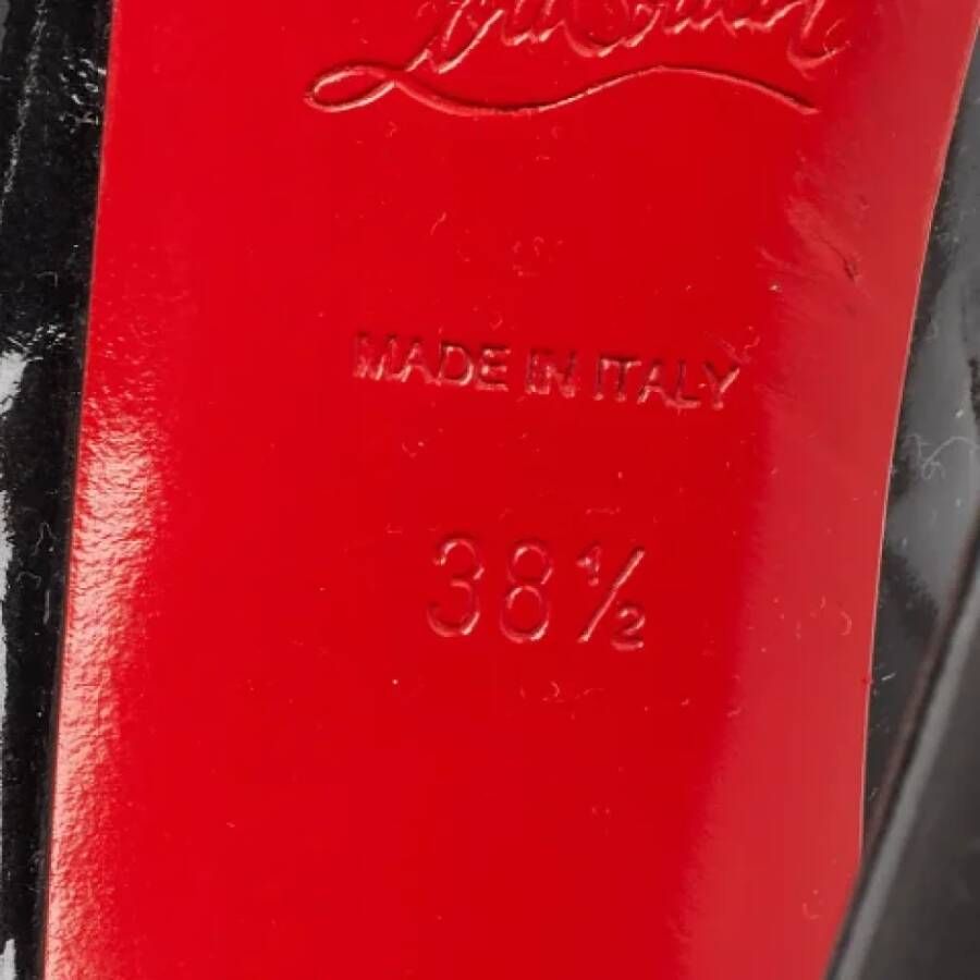 Christian Louboutin Pre-owned Leather heels Black Dames