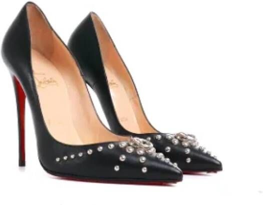 Christian Louboutin Pre-owned Leather heels Black Dames