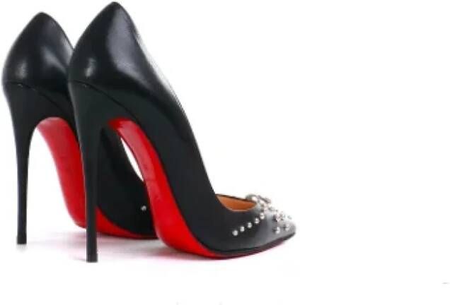 Christian Louboutin Pre-owned Leather heels Black Dames