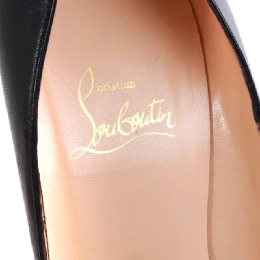 Christian Louboutin Pre-owned Leather heels Black Dames