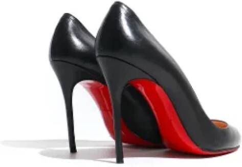 Christian Louboutin Pre-owned Leather heels Black Dames