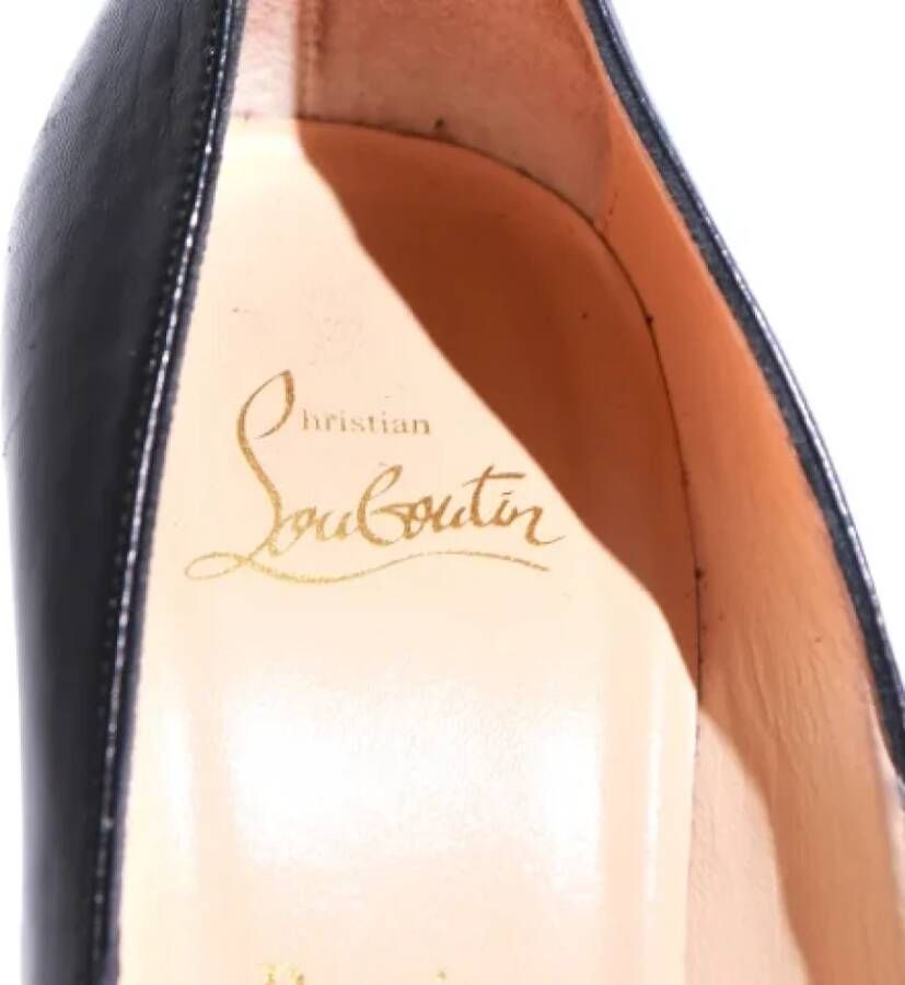 Christian Louboutin Pre-owned Leather heels Black Dames