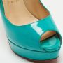 Christian Louboutin Pre-owned Leather heels Blue Dames - Thumbnail 7