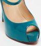 Christian Louboutin Pre-owned Leather heels Blue Dames - Thumbnail 7