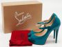 Christian Louboutin Pre-owned Leather heels Blue Dames - Thumbnail 9