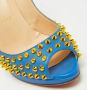 Christian Louboutin Pre-owned Leather heels Blue Dames - Thumbnail 7