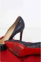 Christian Louboutin Pre-owned Leather heels Blue Dames - Thumbnail 6