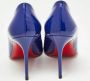 Christian Louboutin Pre-owned Leather heels Blue Dames - Thumbnail 5