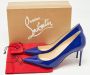 Christian Louboutin Pre-owned Leather heels Blue Dames - Thumbnail 9