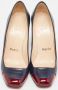 Christian Louboutin Pre-owned Leather heels Blue Dames - Thumbnail 3