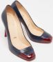 Christian Louboutin Pre-owned Leather heels Blue Dames - Thumbnail 4