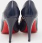 Christian Louboutin Pre-owned Leather heels Blue Dames - Thumbnail 5