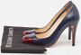 Christian Louboutin Pre-owned Leather heels Blue Dames - Thumbnail 9