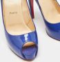 Christian Louboutin Pre-owned Leather heels Blue Dames - Thumbnail 7