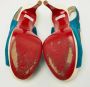 Christian Louboutin Pre-owned Leather heels Blue Dames - Thumbnail 6