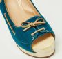 Christian Louboutin Pre-owned Leather heels Blue Dames - Thumbnail 7