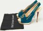 Christian Louboutin Pre-owned Leather heels Blue Dames - Thumbnail 9