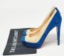 Christian Louboutin Pre-owned Leather heels Blue Dames - Thumbnail 9