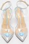 Christian Louboutin Pre-owned Leather heels Blue Dames - Thumbnail 3